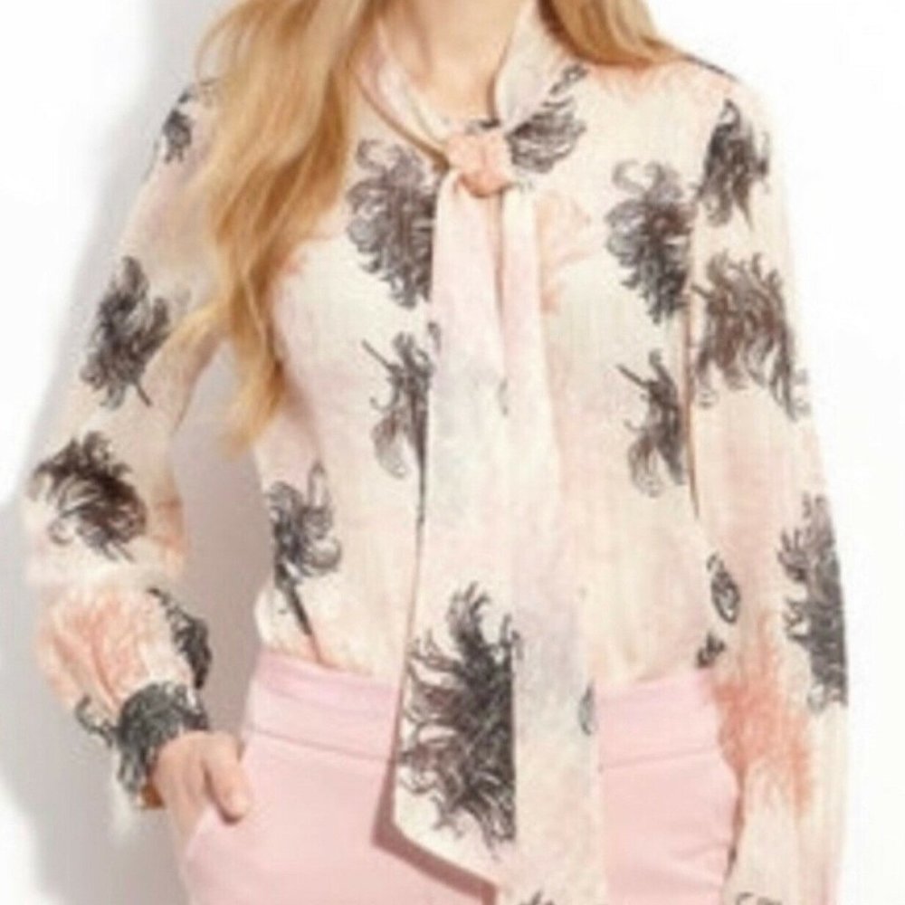 Trina Turk Silk Blouse- Size Small